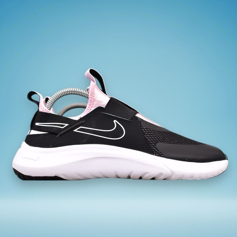 Nike Shoes Girls 7Y Black Pink Flex Plus Slip On Low Top Sneakers Women’s 8.5